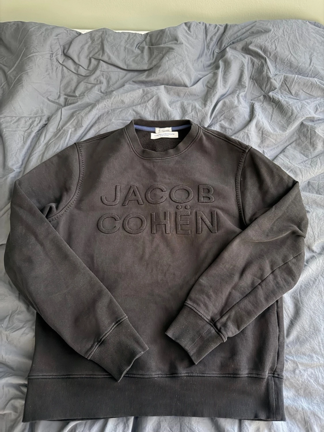 Svart sweatshirt från Jacob Cohen