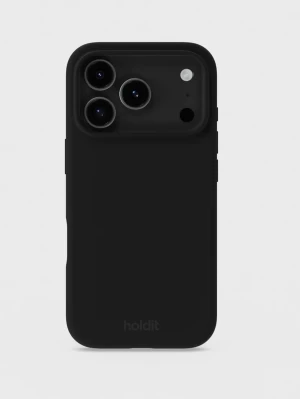 Svart mobilskal från Holdit - Helt nytt Holdit silikon skal för iPhone 17 Pro, sitter fortfarande i original förpackningen. Köpt för 200 kr