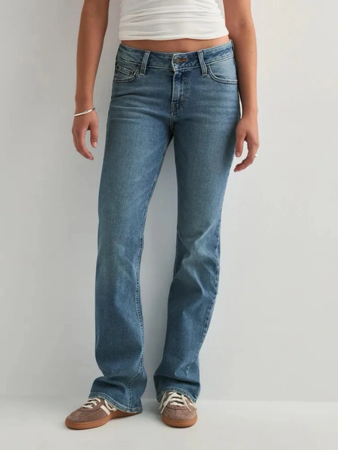 Levi's blå bootcut jeans - 2