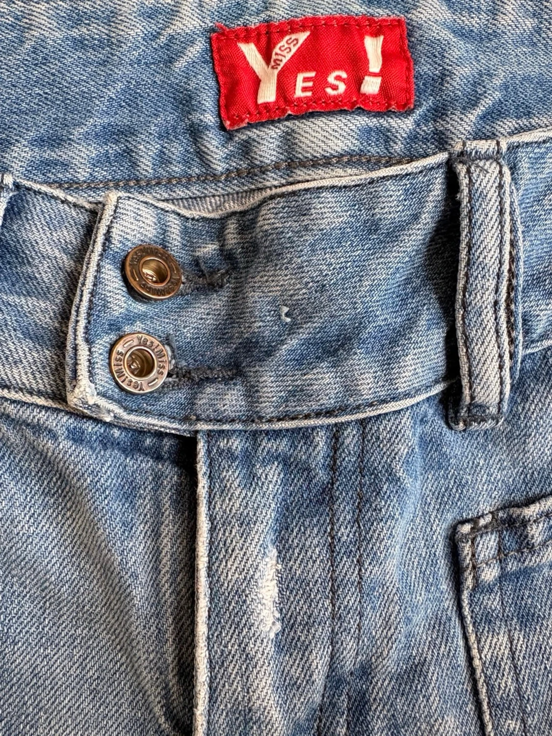 Ljusblå raka jeans från Miss Yes! - 1