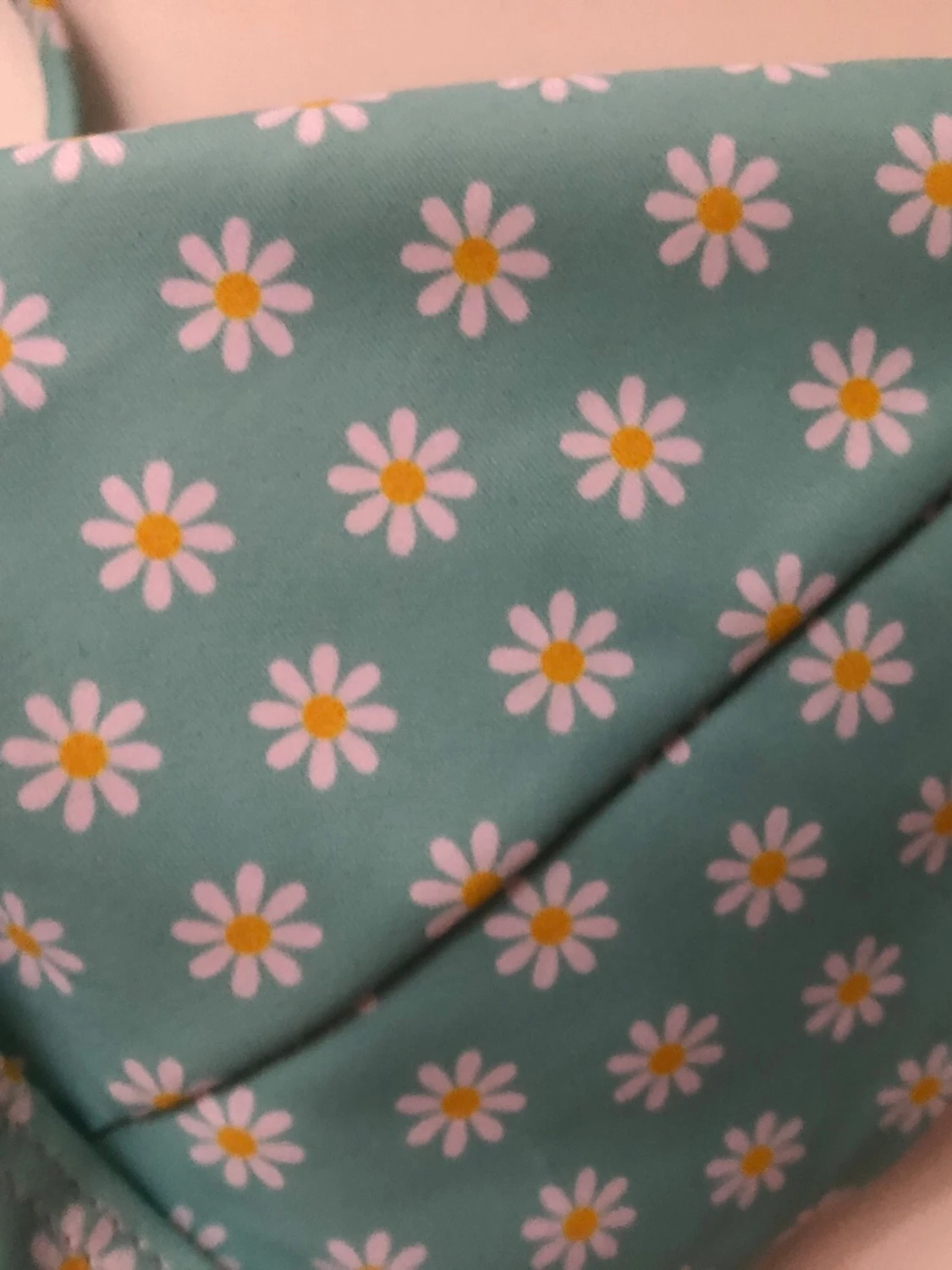 Ny Bikini i turkost med blommigt mönster - 2