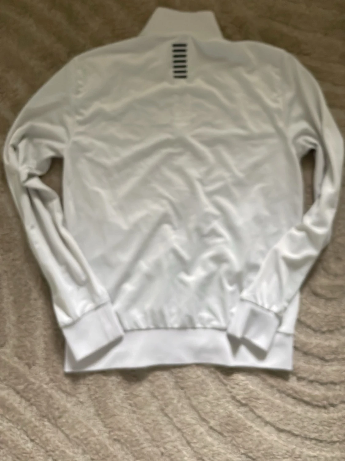Vit ziptröja från EA7 Emporio Armani - 1