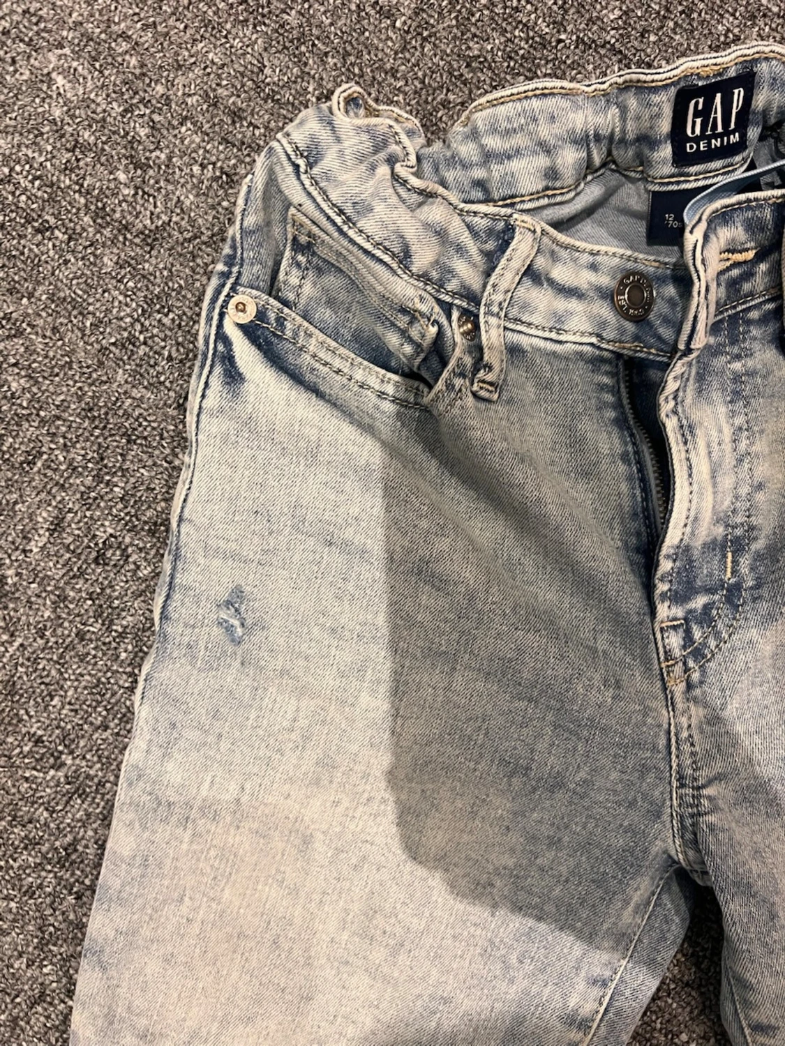 Ljusblå bootcut jeans från GAP - 1
