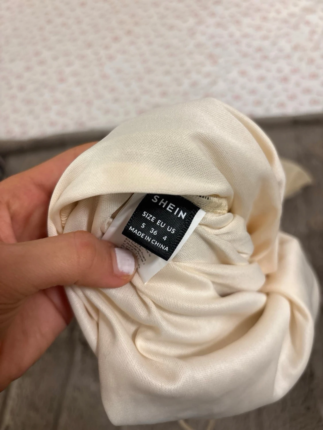 Champagnefärgad långklänning från SHEIN - 2