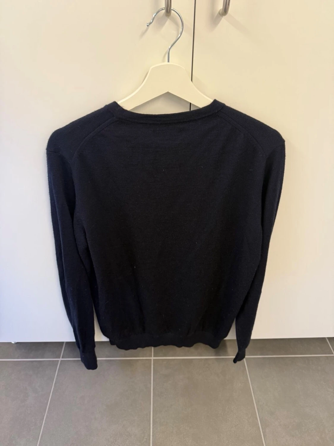 Mörkblå stickad tröja Bruun & Stengade - 4