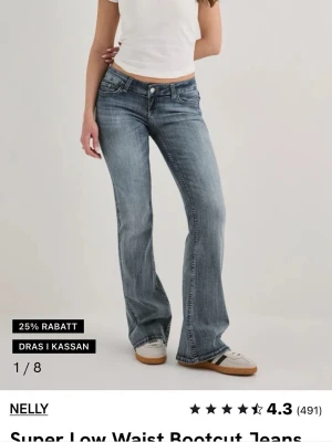 Super Low Waist Bootcut Jeans Nelly - Söker dessa jeans i storlek 38 snälla hör av er!!