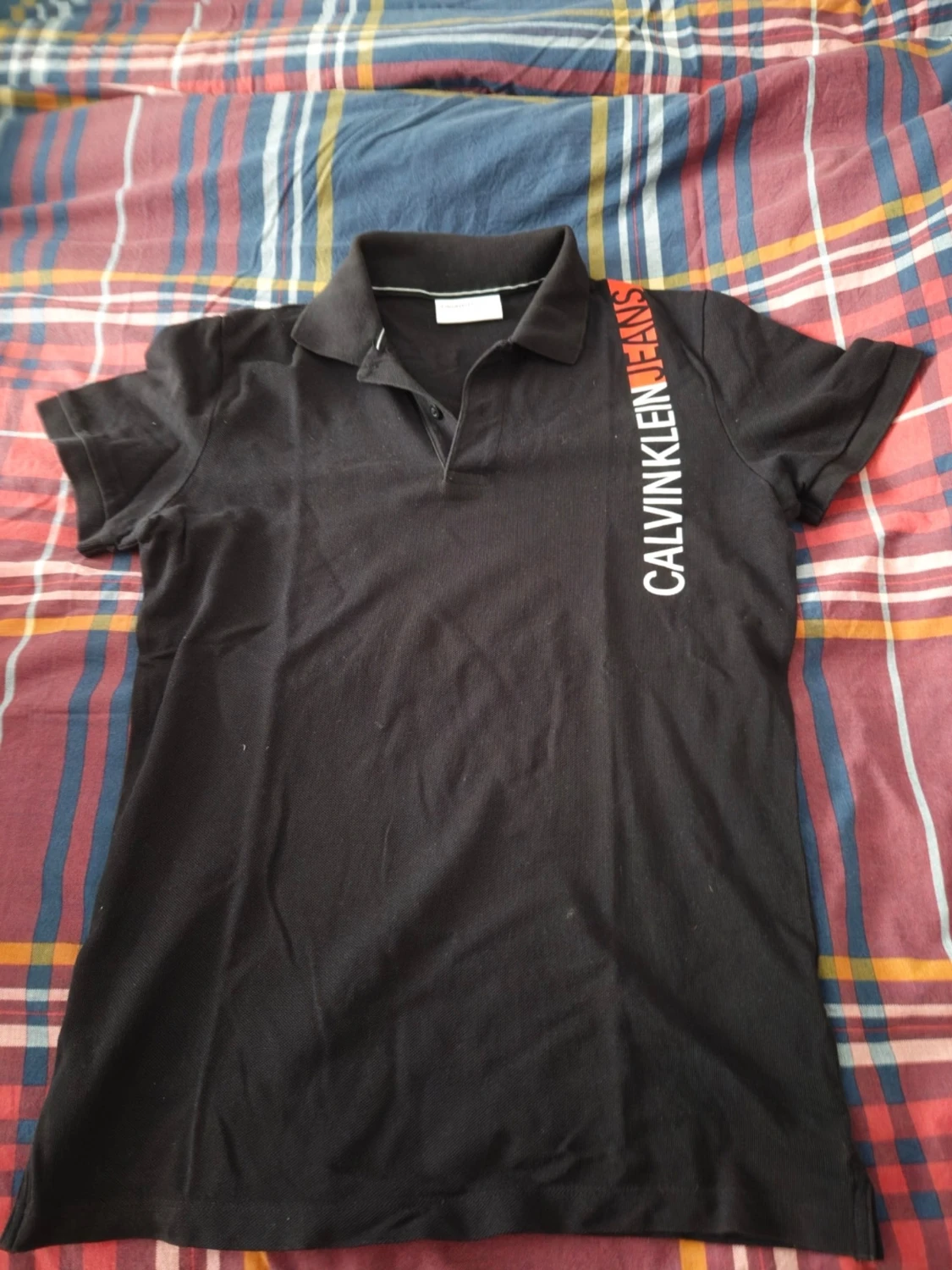 Svart pikétröja från Calvin Klein Jeans - 2