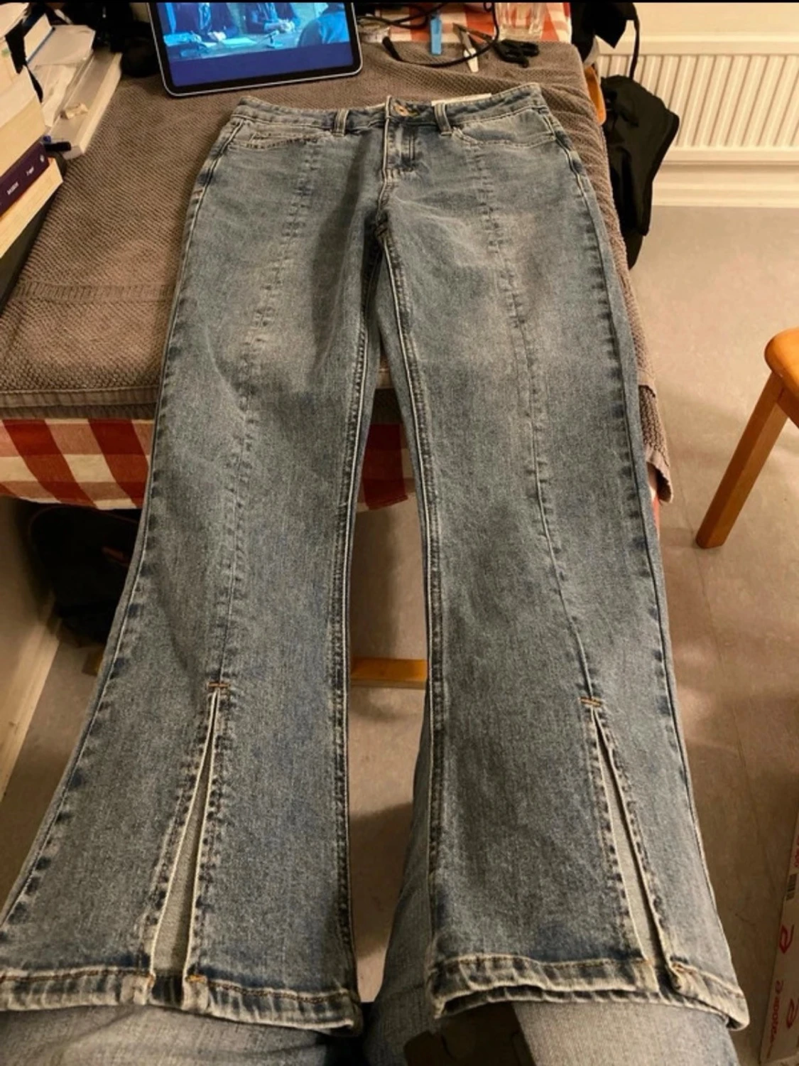 Blå flared jeans Urban Revivo - 3