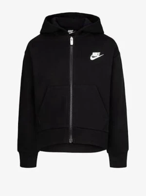 Svart zip hoodie från Nike - Säljer en svart hoodie från Nike med dragkedja framtill och vit logga på bröstet. Hoodien har huva, kängurufickor och ribbade muddar vid ärmslut och nederkant. Perfekt för en sportig och avslappnad stil. Inte använd mycket alls! Mycke bra skick! pris går att diskutera 