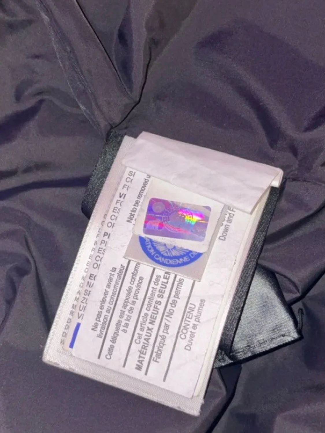 Svart dunjacka med huva Canada Goose - 2