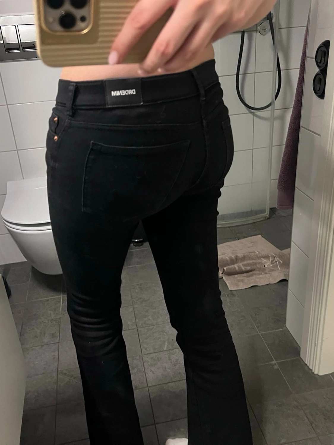 Lågmidjade bootcut jeans - 1