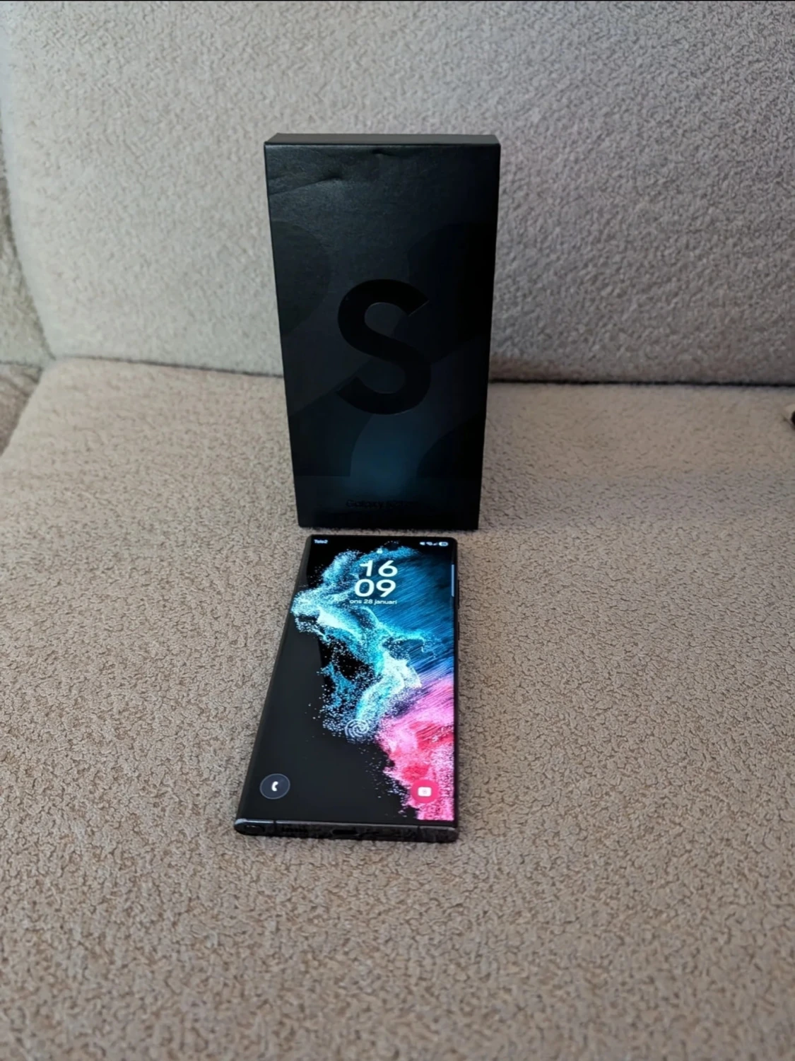 Samsung Galaxy S22 Ultra svart - 1