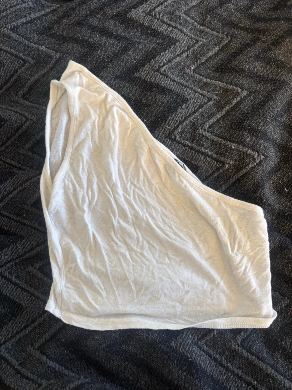 Vit oneshoulder topp