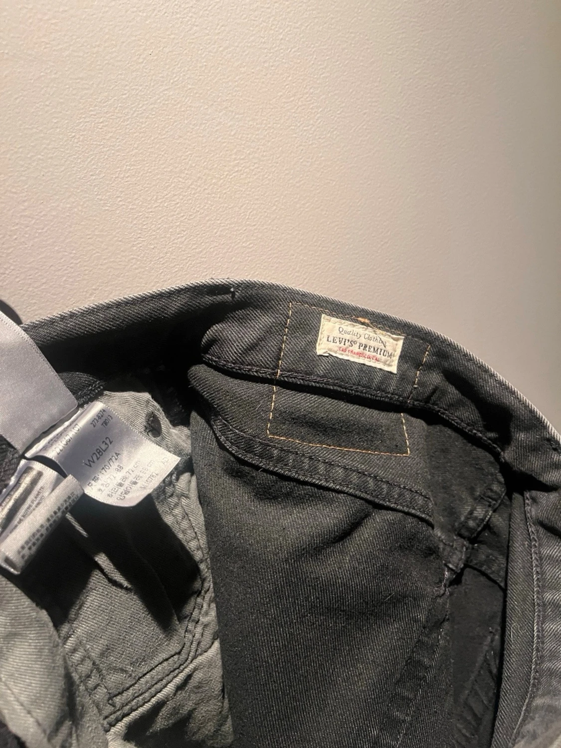 Grå Levi's jeans - 1