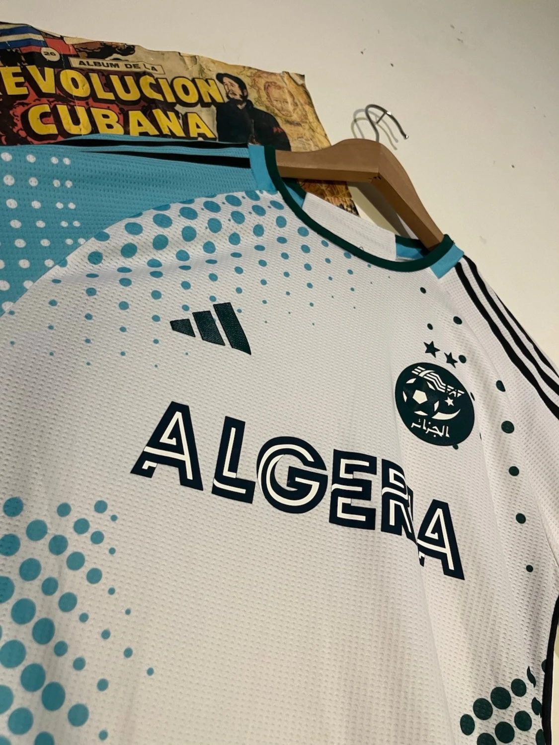 Algeriet matchtröja Adidas vit/turkos