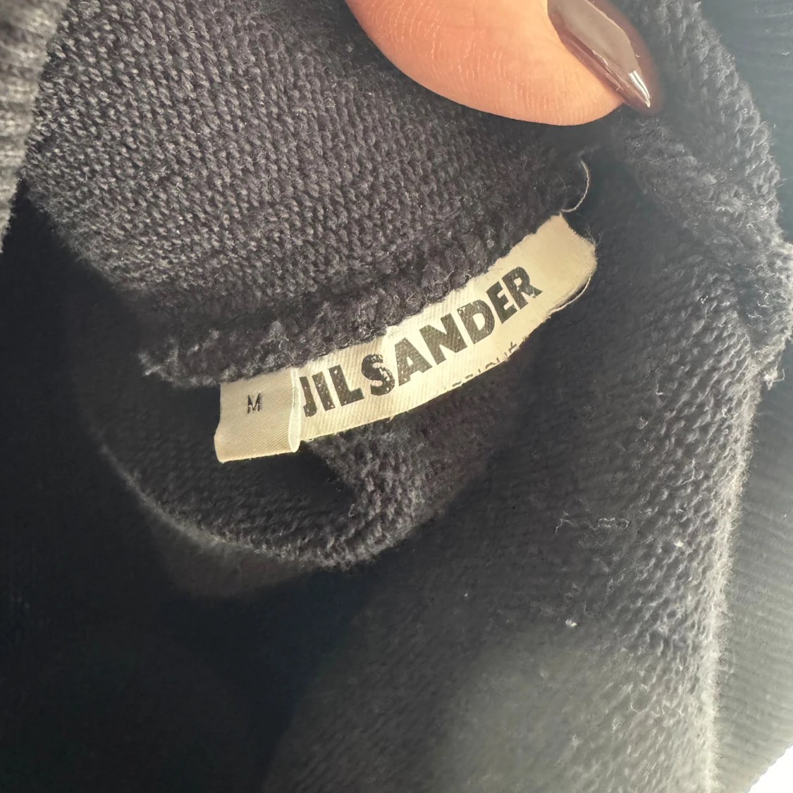 Svart sweatshirt från Jil Sander - 4