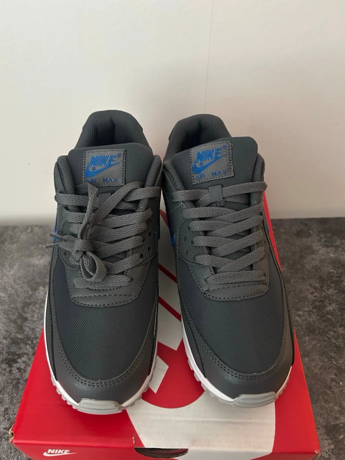 Nike Air Max 90 grå/blå sneakers - 2