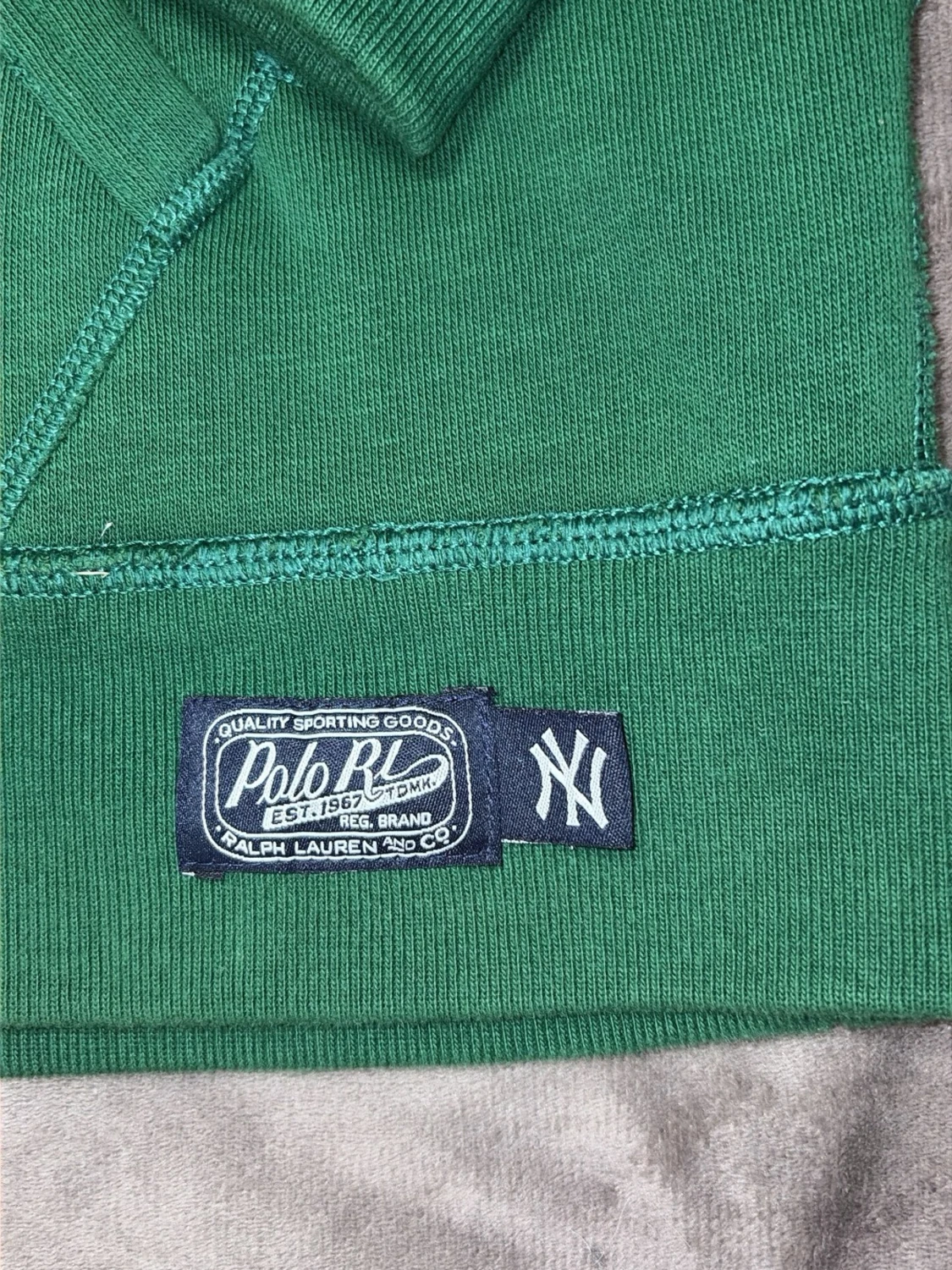 Grön Yankees hoodie Ralph Lauren - 5