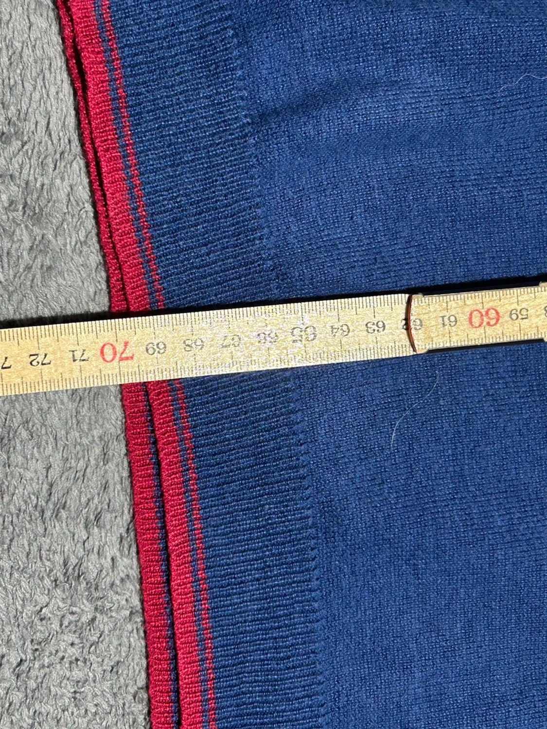 Pop England Knitted Polo Sweater – Blue – Size S - 6