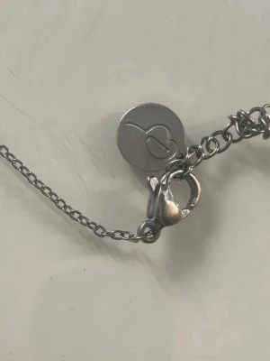 Silverhalsband med cirkelberlock - Snyggt och stilrent halsband i silverfärg från Edblad. Halsbandet har en tunn kedja och en rund cirkelberlock med små gnistrande stenar. Perfekt för dig som gillar minimalistisk design och vill ha något som passar till allt.