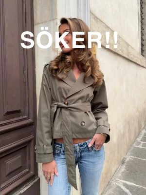 Grön kappa  - Söker denhär gröna kappan från Gina Tricot 14+ i XS, pris kan diskuteras!💕