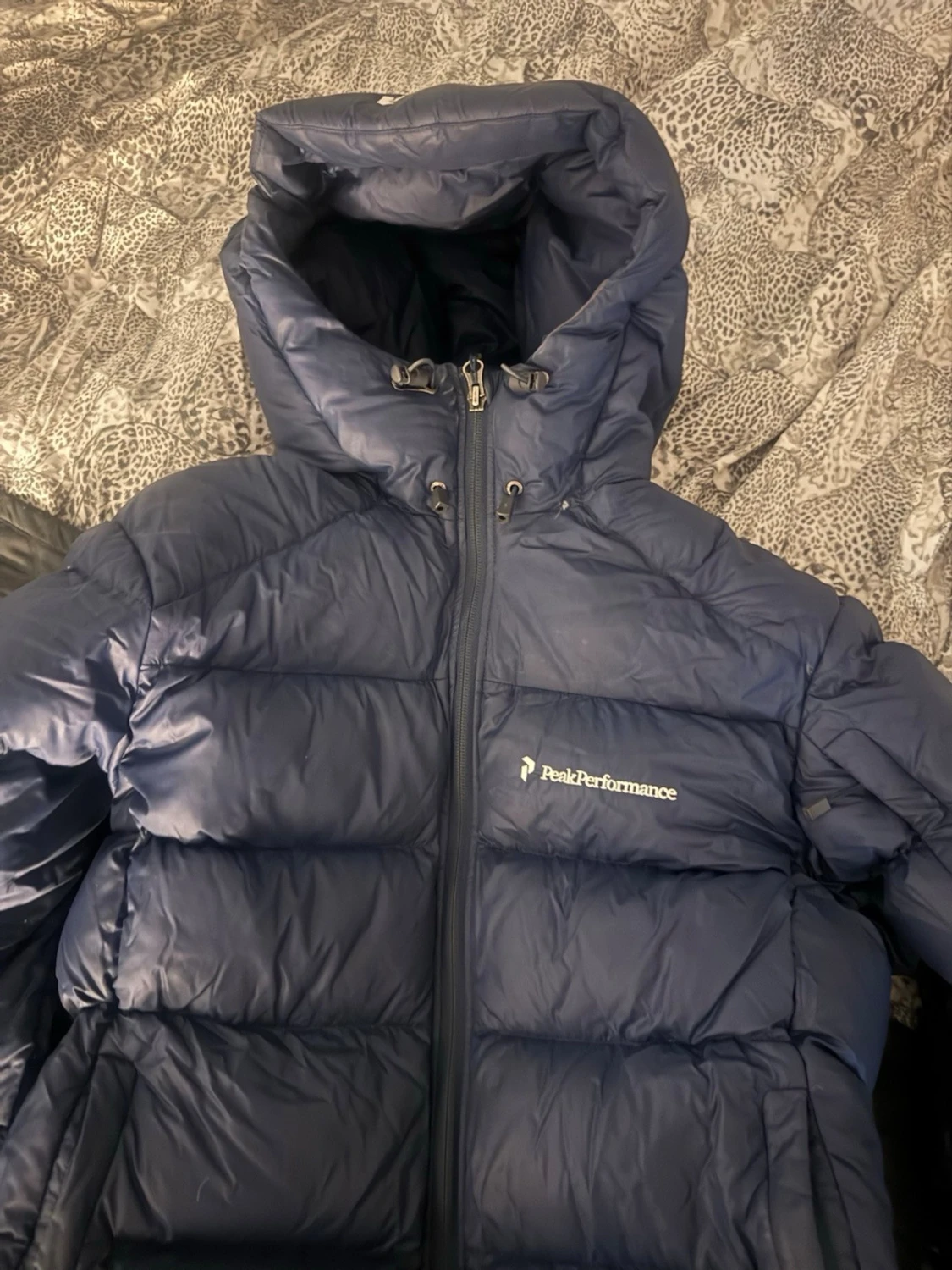 Mörkblå dunjacka Peak Performance - 1