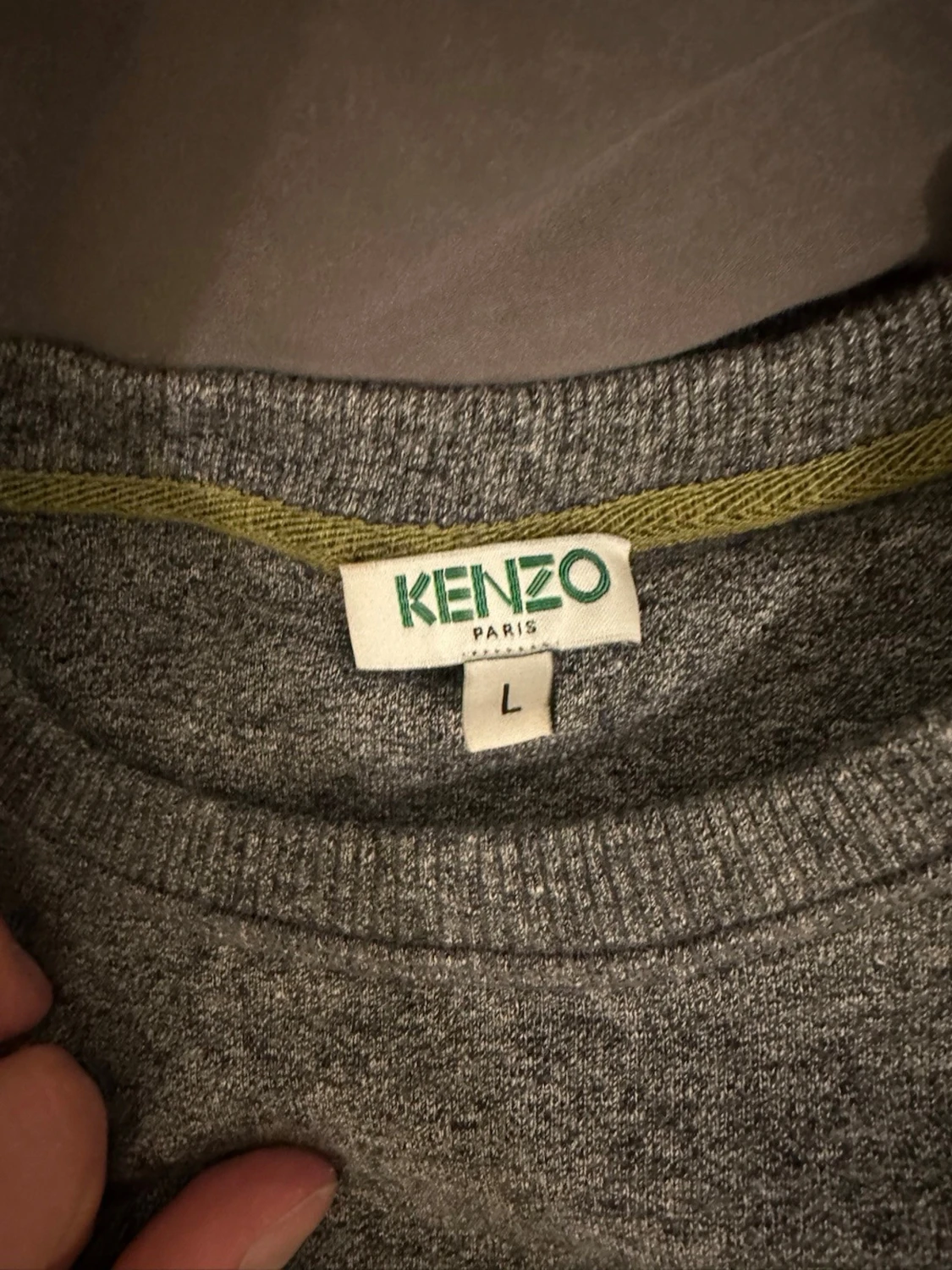 Grå Kenzo sweatshirt med tiger - 1