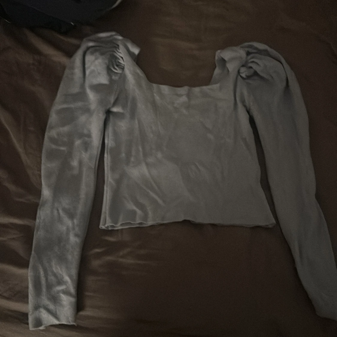 Blå croppad topp - 1