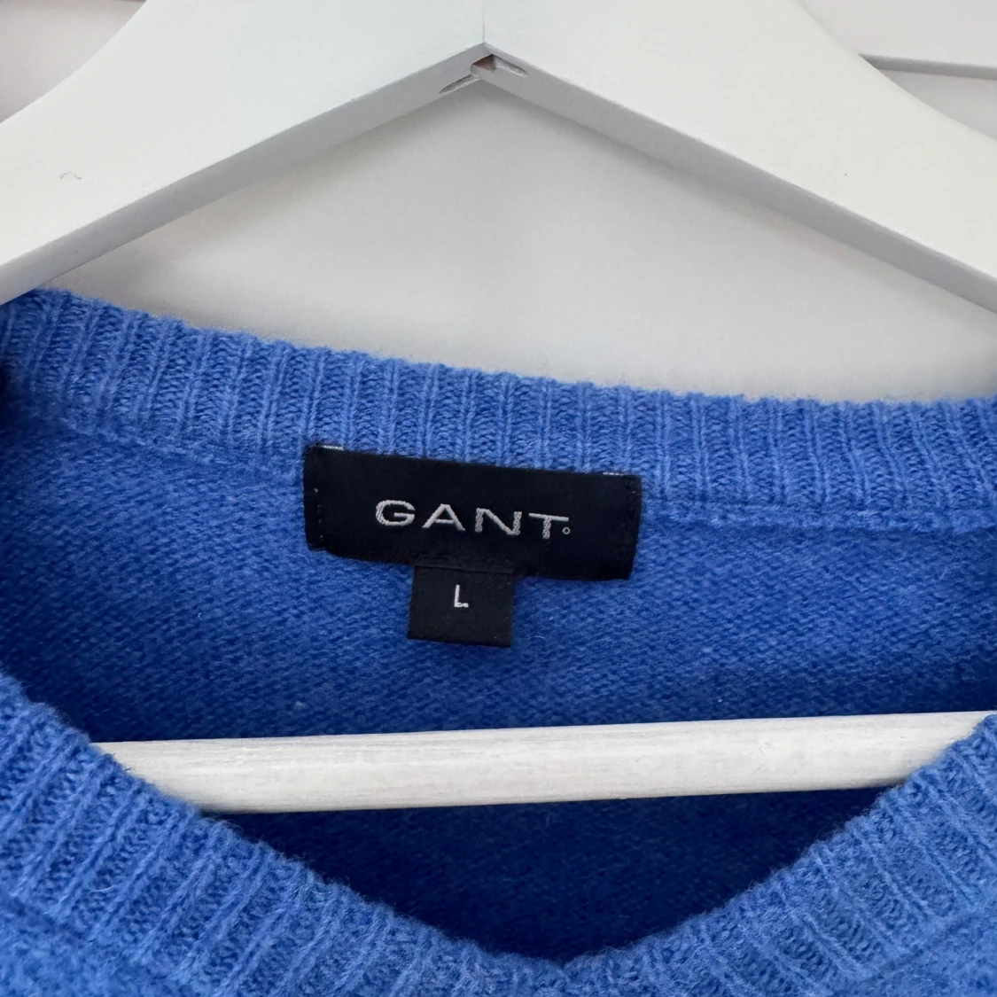 Blå stickad tröja från GANT - 1