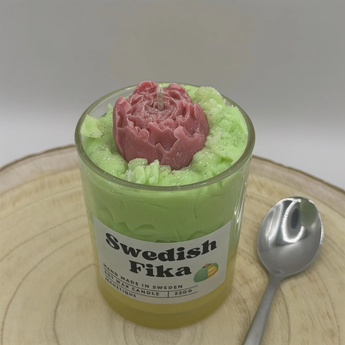 Swedish fika doftljus i 100% sojavax ljus - 1