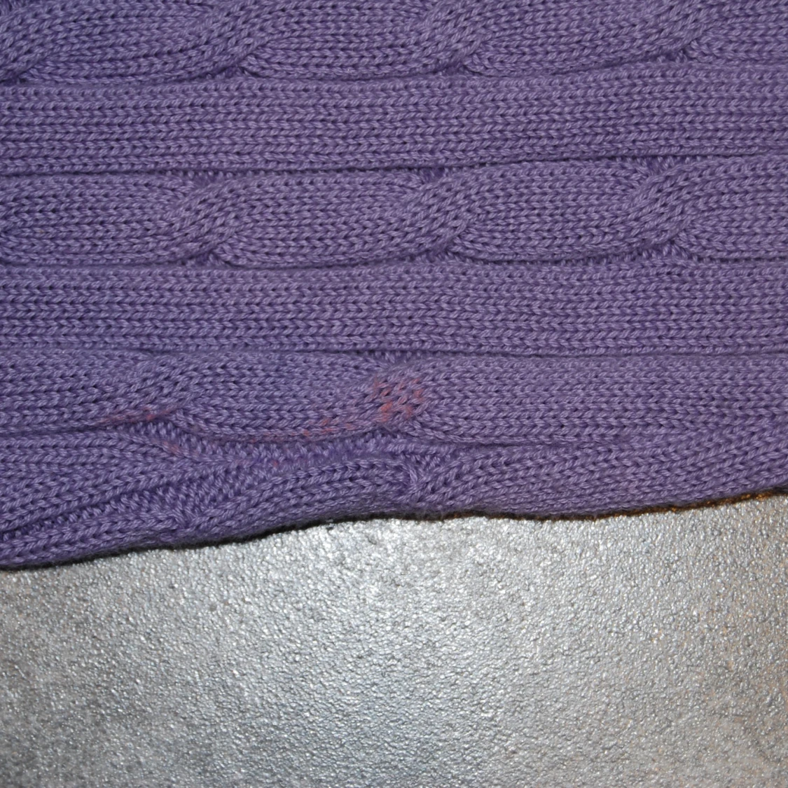 Lila Kabel stickad tröja från Ralph Lauren - 4