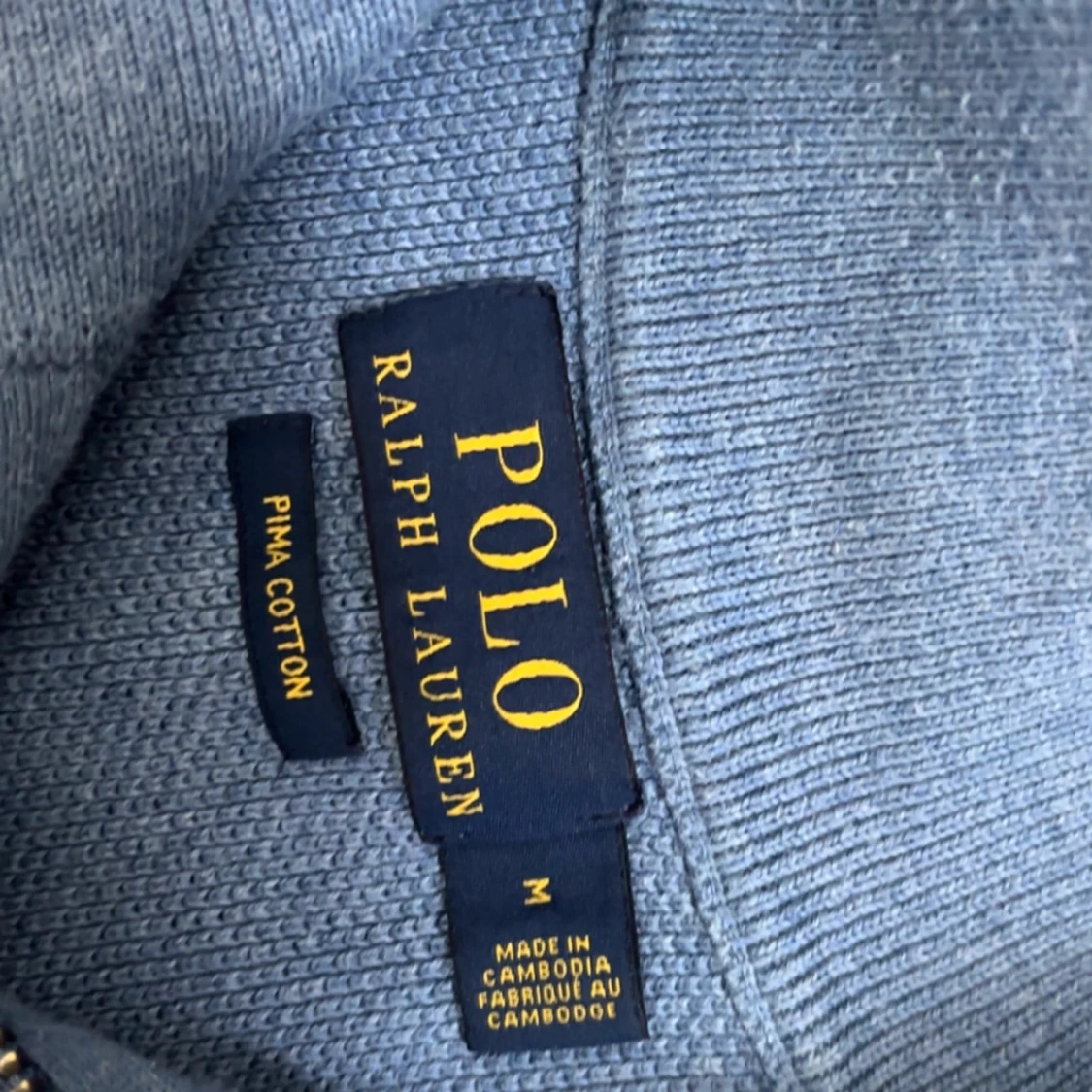 Blå tröja med dragkedja från Ralph Lauren - 1