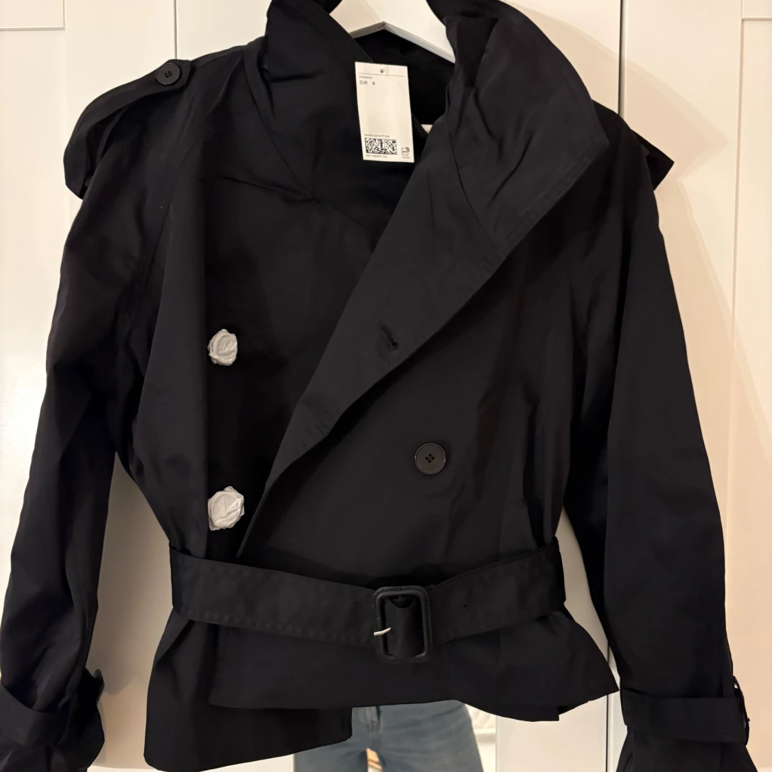 Trenchcoat med bälte - 3