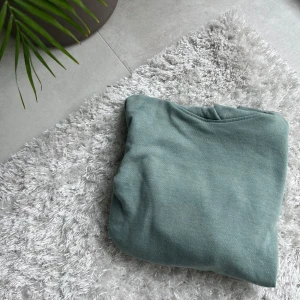 Grön hoodie med huva från Lager 157 - Säljer en enkel grön hoodie med huva och långa ärmar ifrån Lager 157. Tröjan har ribbad mudd nedtill och är i mjukt material, perfekt för en avslappnad stil. Och har aldrig kommit till användning! 