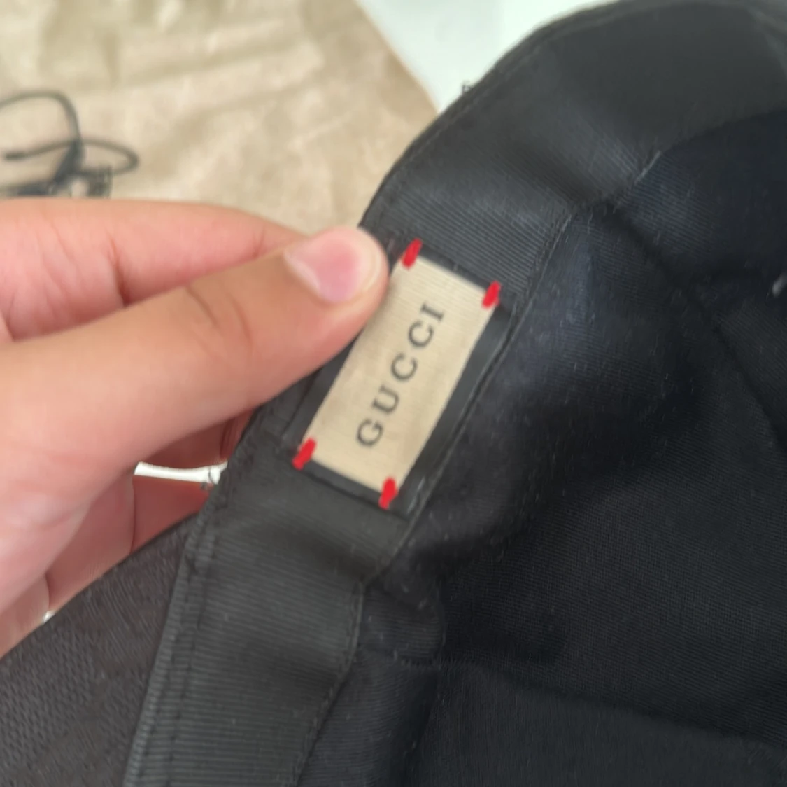 Grön keps från Gucci - 3