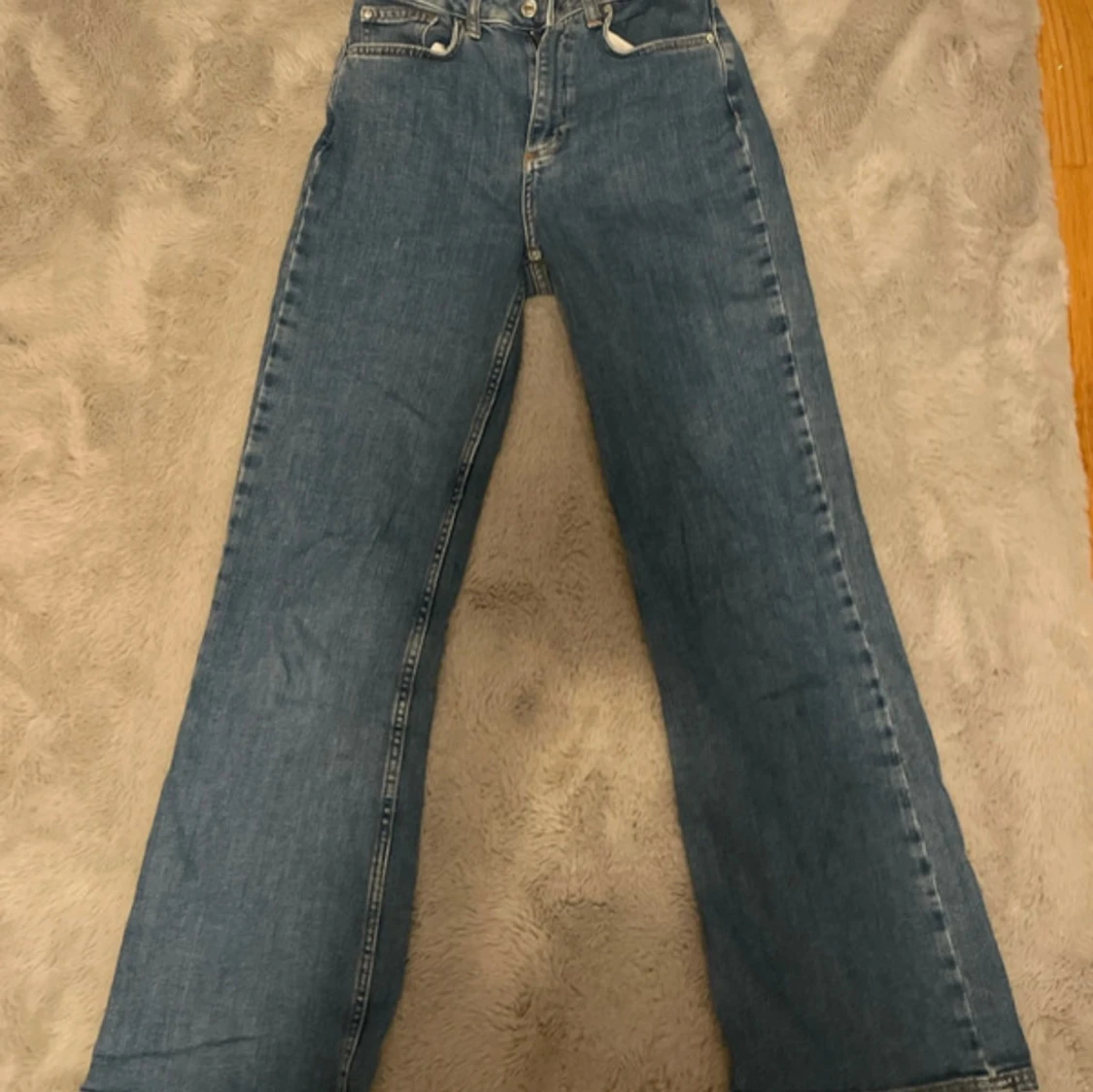 Highwaisted straight petite jeans - 2