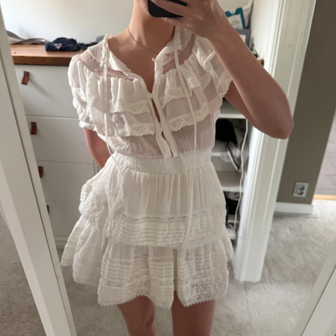 Vit klänning  - 2