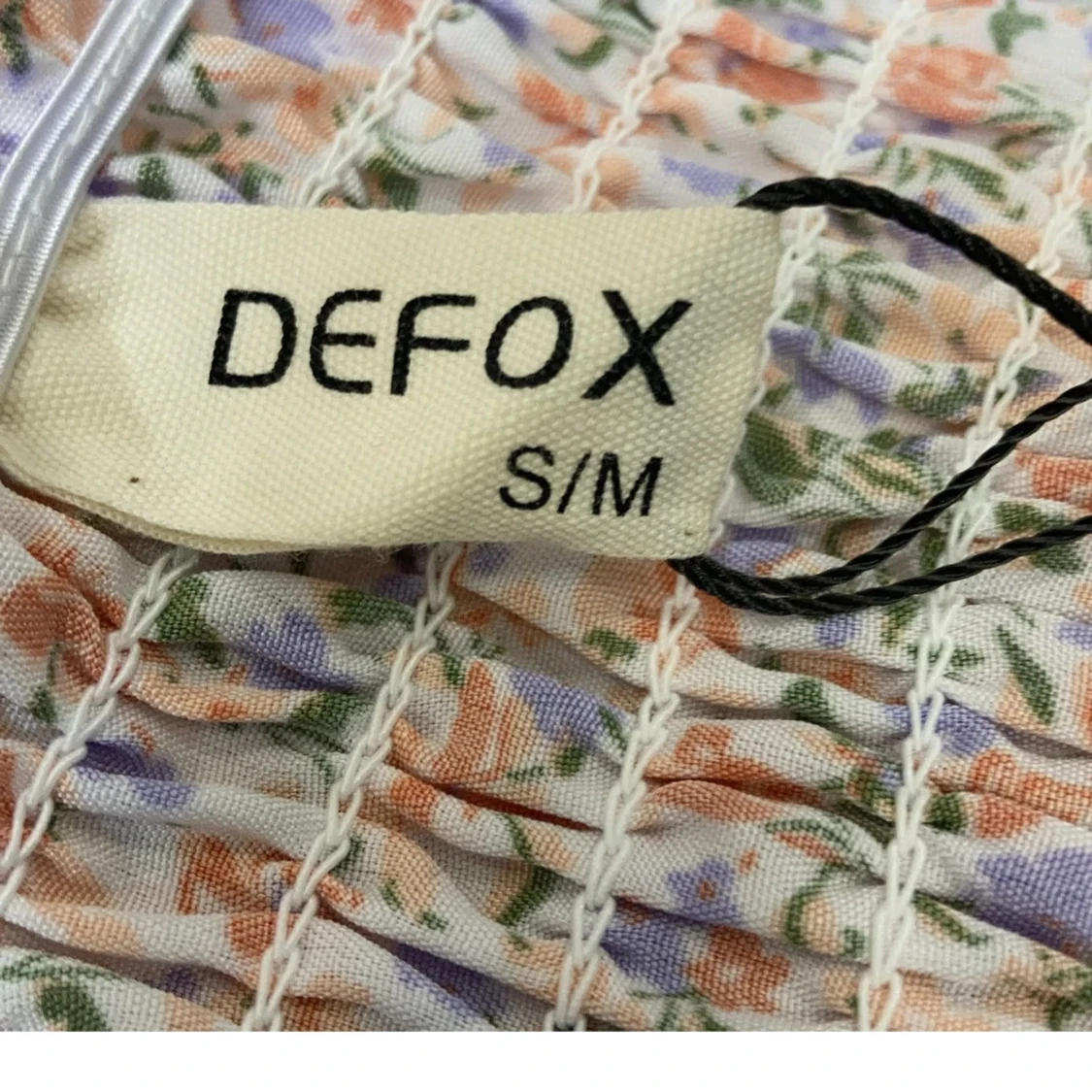 Blommig volangkjol och topp från Defox S/M - 2