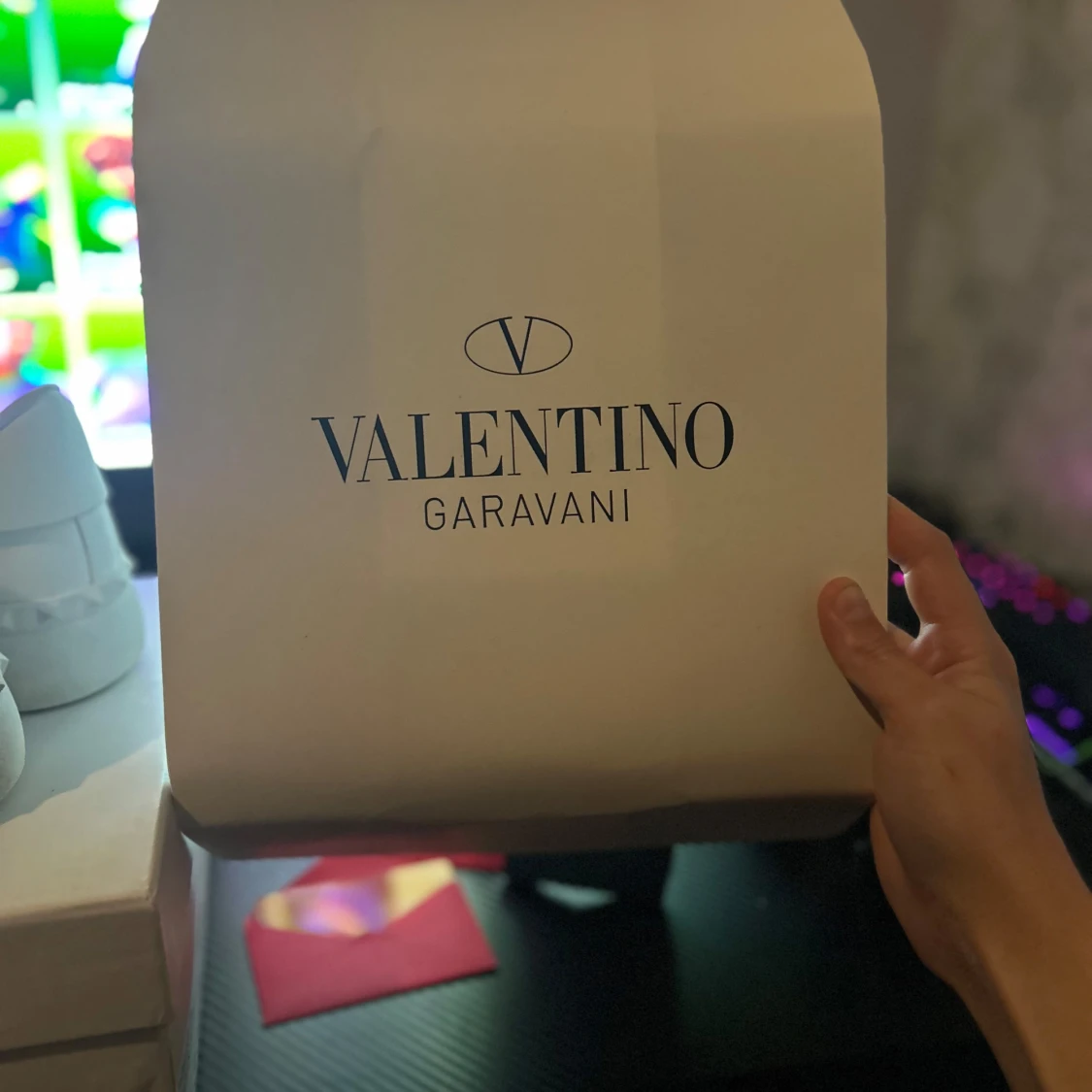 Valentino Garavani Open sneakers vit/blå - 3