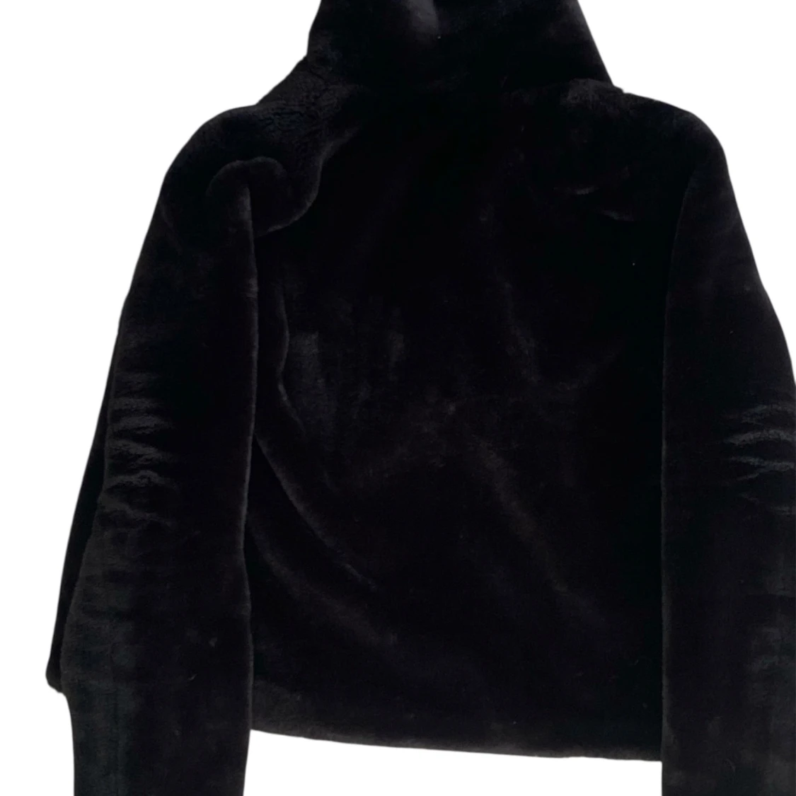 Svart pälsjacka från Pull&Bear - 1