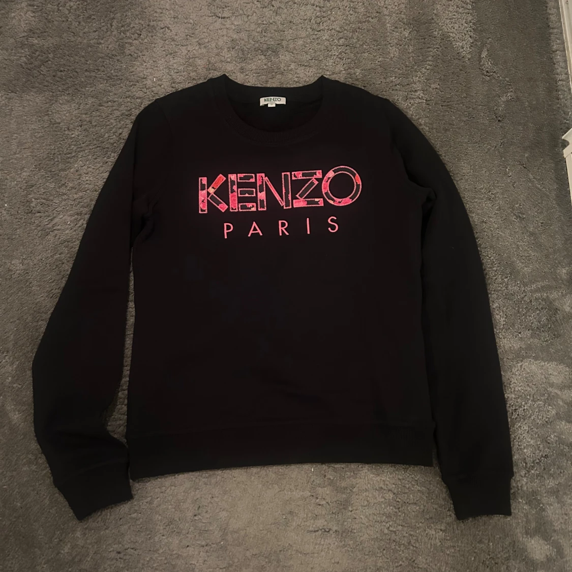 Svart Kenzo sweatshirt med rosa tryck - 3