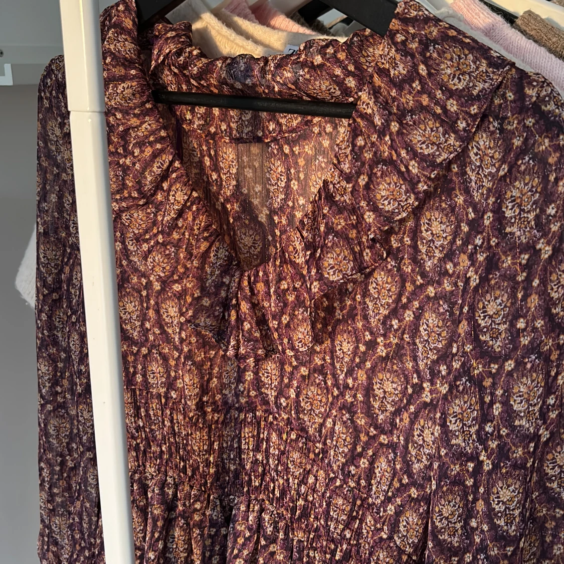 Mönstrad kortklänning från Zara - 2