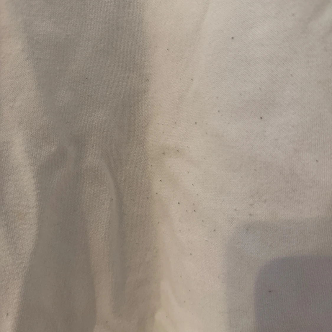 Vit sweatshirt i bomull - 1