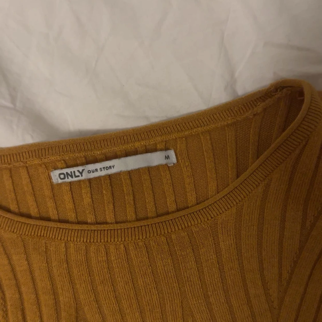 Orange långärmad tröja - 3