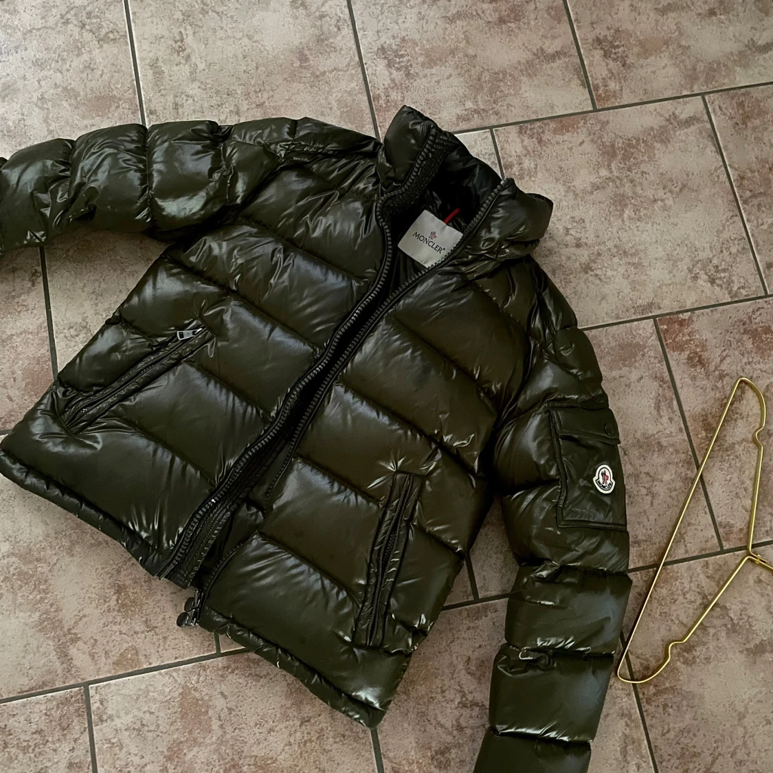 Moncler Maya Military Green Size 1 - 1
