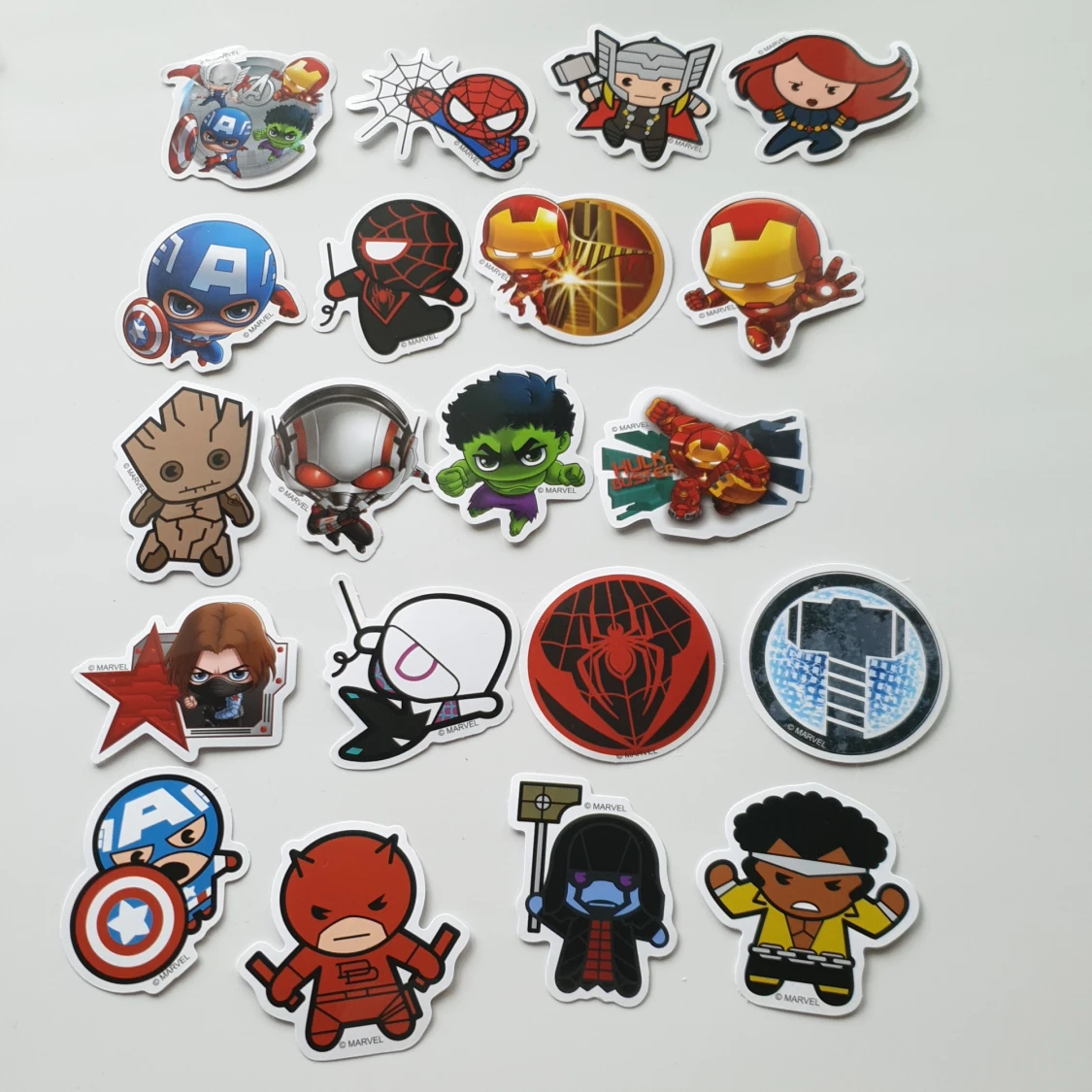 20st Marvel superhjälteklistermärken - 1