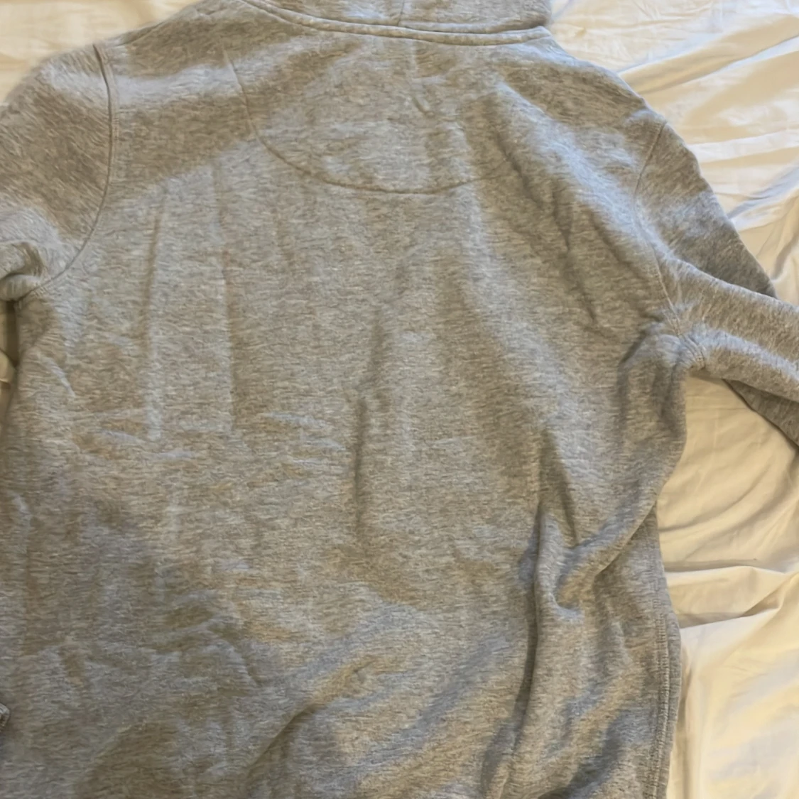 Grå hoodie från Morris med brittisk flagga - 2