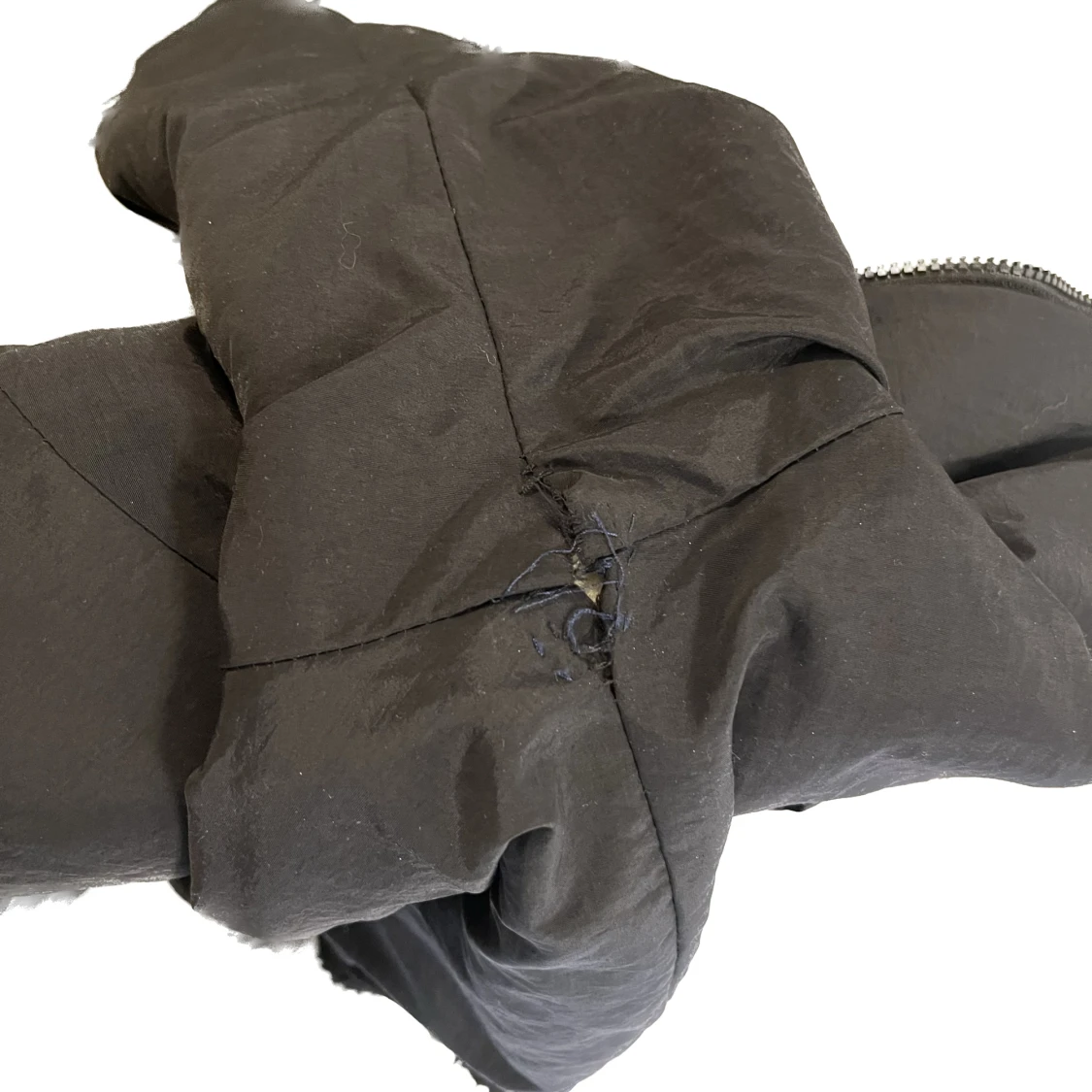 Beige och svart teddyjacka från Stussy - 4