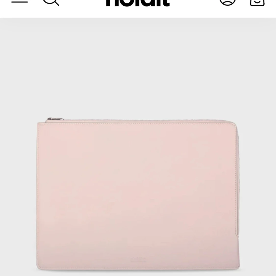 Rosa datorfodral från Holdit