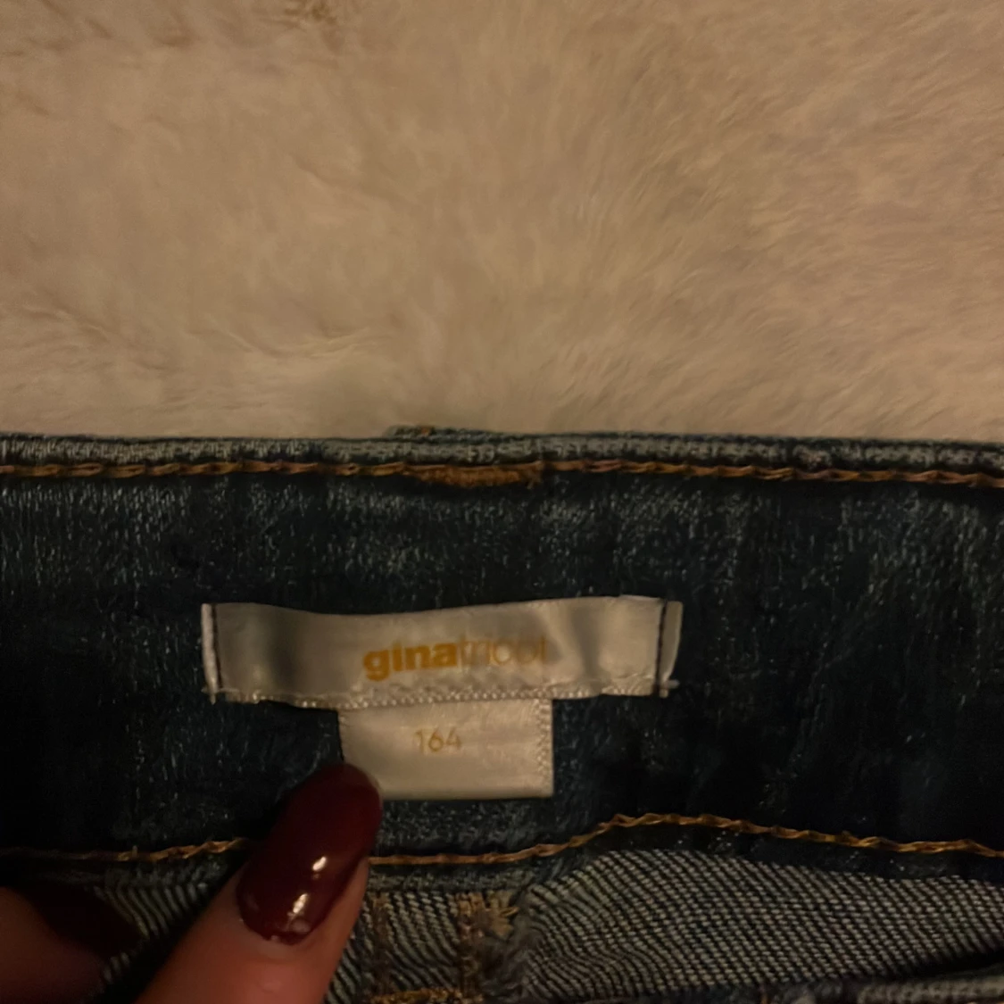 Blå jeans från Gina Tricot - 2